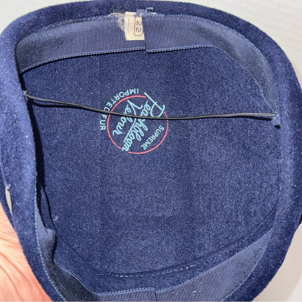 Vintage Peach bloom Velour Hat - Picture 7 of 7